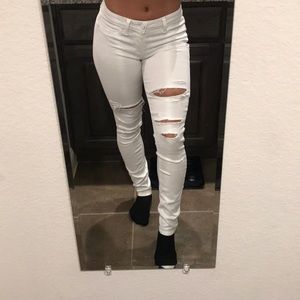 Paige Jeans | White Jeans | Distressed
